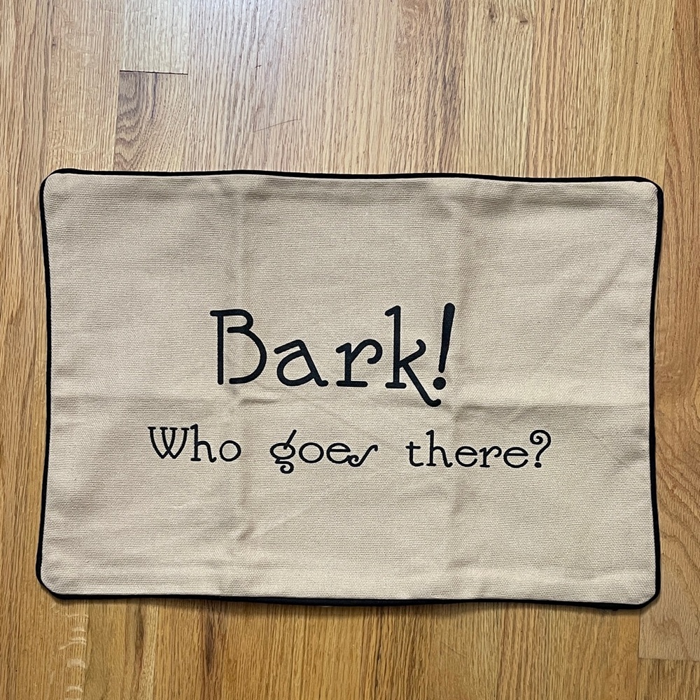Dog Theme Pillow Cover - for humans 😀 20x14